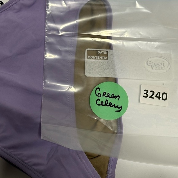 WEWOREWHAT Swim Bikini Bottoms High Cut Lavender Lilac Small NWT - Picture 8 of 8